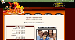 Desktop Screenshot of pizzeria-harman.de